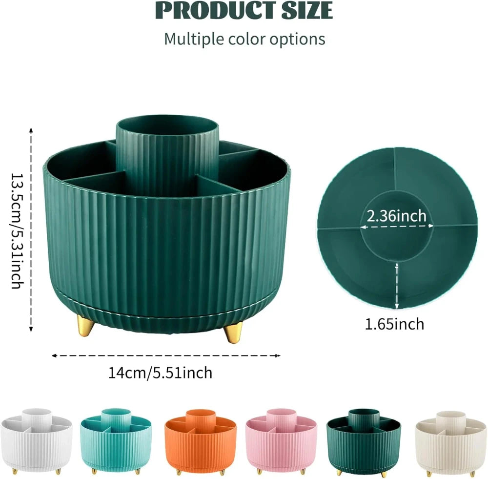 5 Slot Rotating Brush Holder